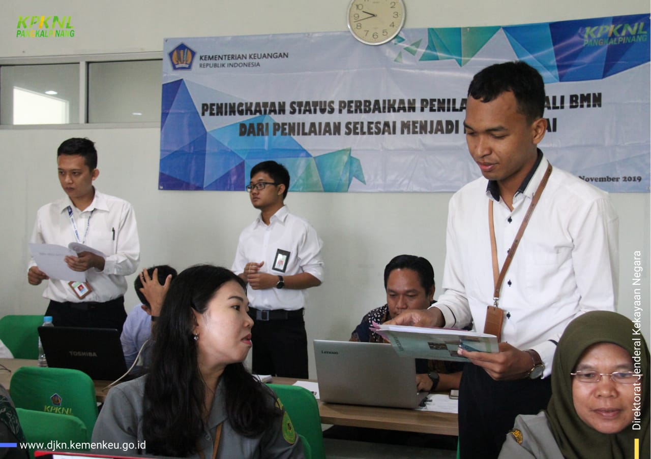 KPKNL Pangkalpinang Dan Satuan Kerja Di Wilayah Provinsi Kepulauan Bangka Belitung Berharap Revaluasi BMN Tahun 2019 Berbuah Manis