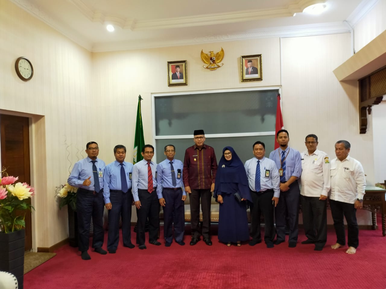 Silaturahmi Kepala Kanwil DJKN Aceh Yang Baru Dengan Plt.Gubernur Aceh