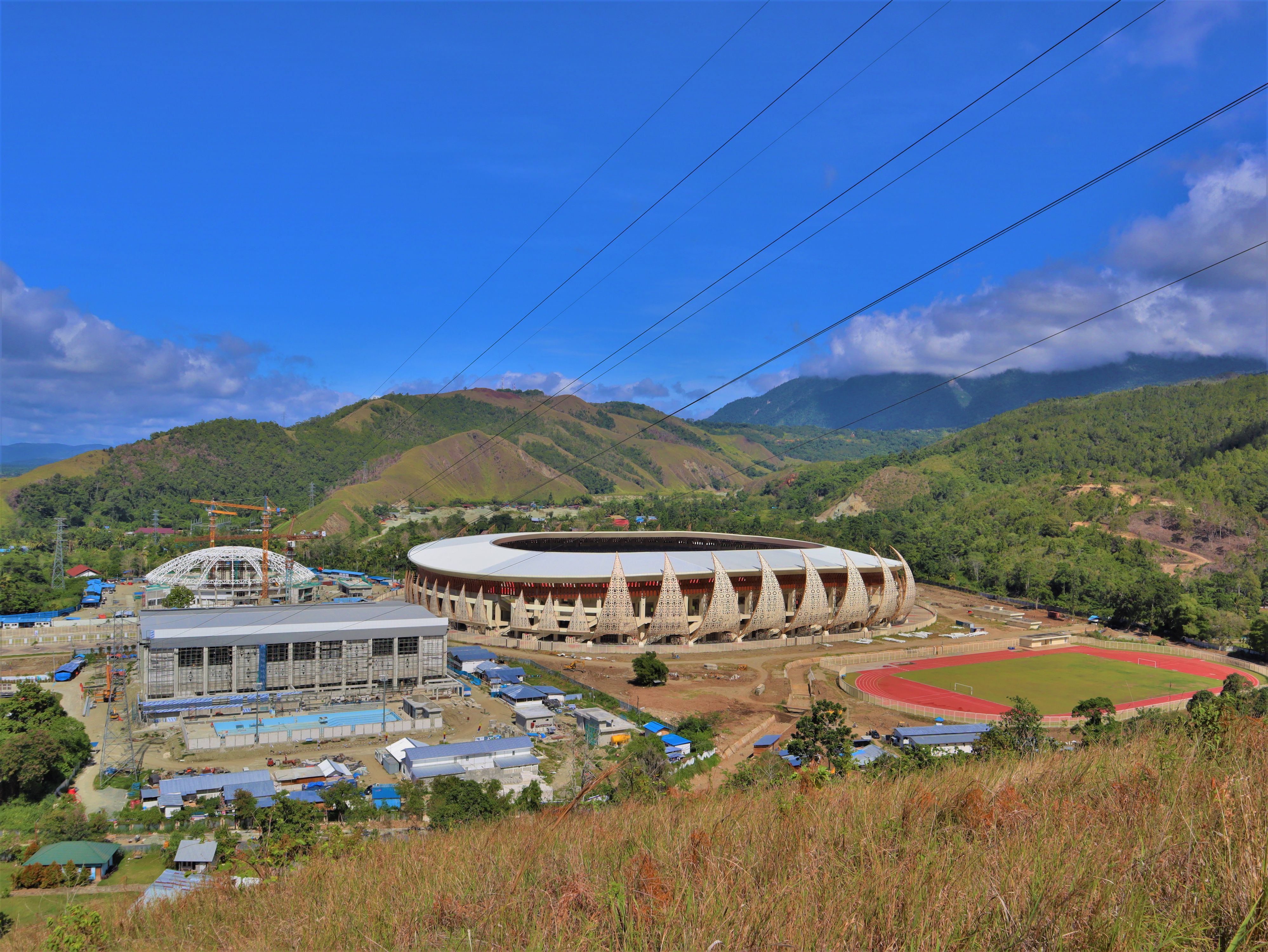 Kesiapan Stadion Papua Bangkit dalam Menyambut PON XX 2020 Papua