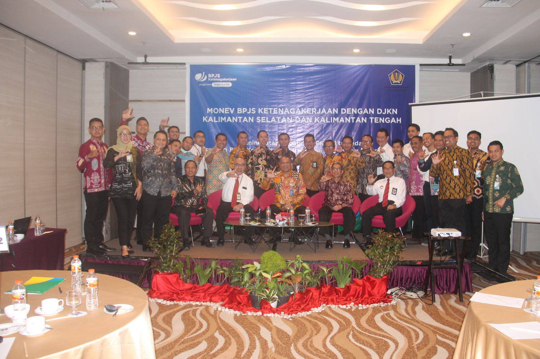 Rapat Monitoring dan Evaluasi dengan BPJS Ketenagakerjaan Wilayah Kalimantan