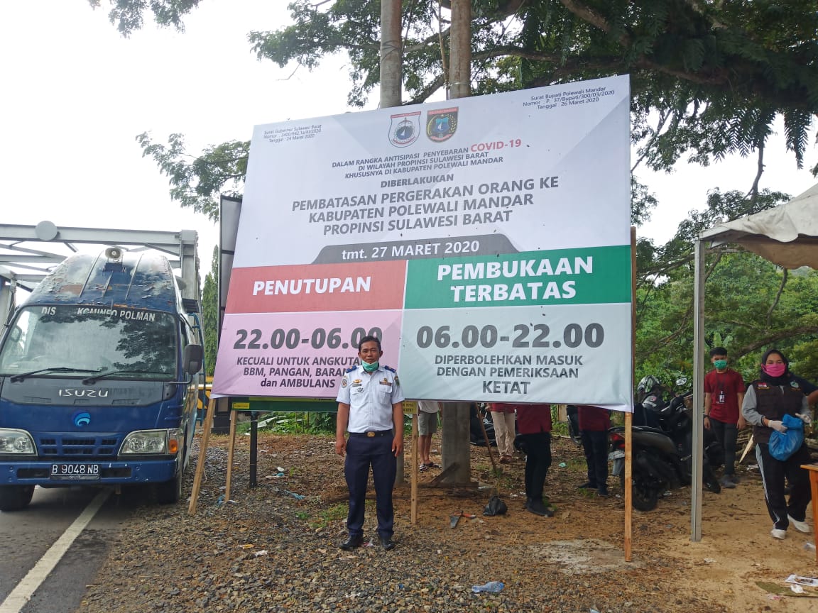 Jalur Perbatasan Sulawesi Barat Ditutup
