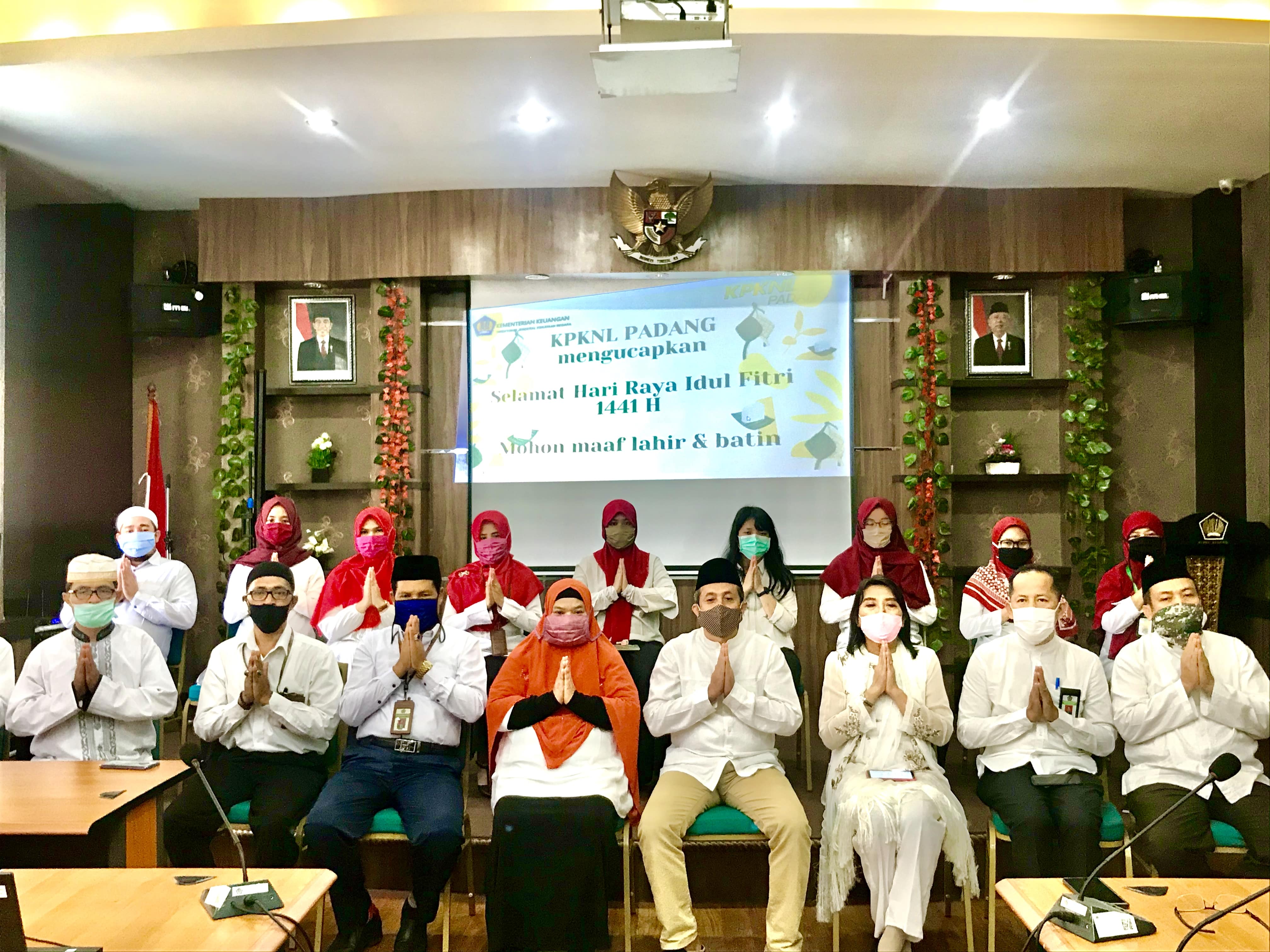 KPKNL Padang Ikut Serta Halal Bihalal Nasional Idhul Fitri 1441 H  di Lingkungan DJKN