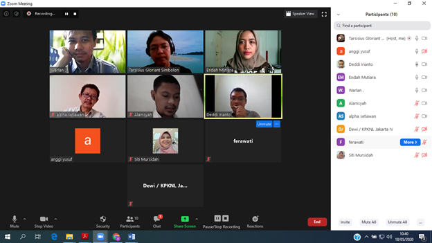 Peer Review melalui  Aplikasi Daring, Implementasi Per-4/KN/2020 di KPKNL Jakarta IV