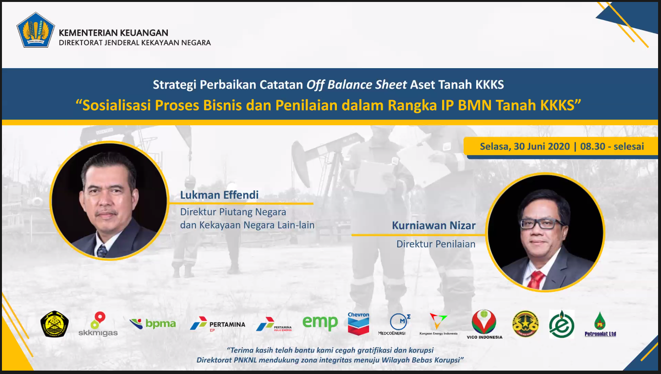 Percepat IP BMN Tanah Hulu Migas, DJKN Siapkan Dua Amunisi Baru