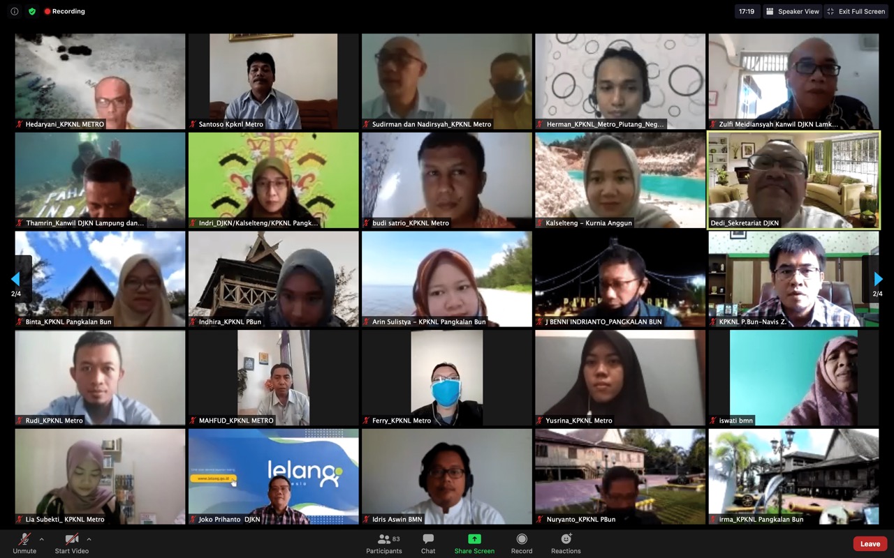 Virtual Visit Eratkan Silaturahmi Pegawai DJKN