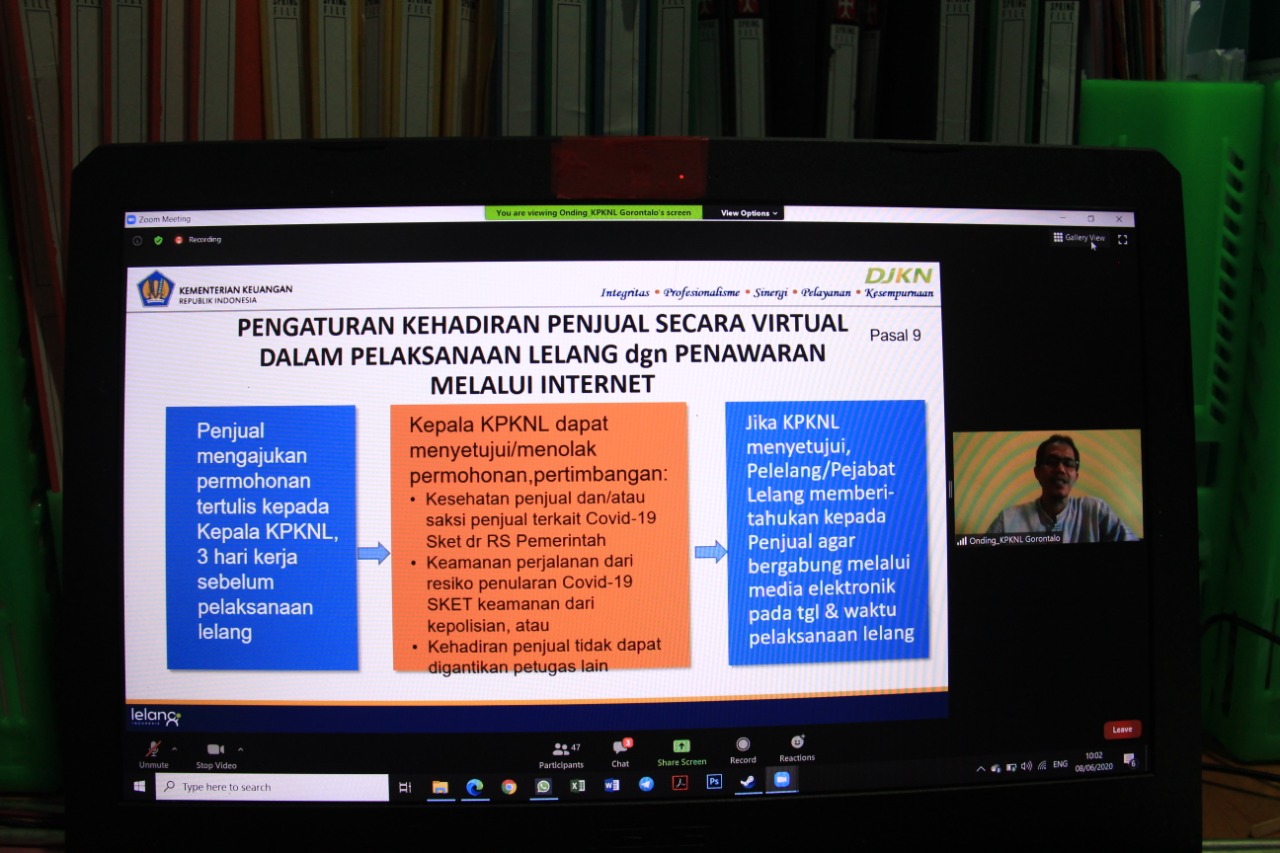 MENUJU NEW NORMAL, KPKNL GORONTALO ADAKAN SOSIALISASI
