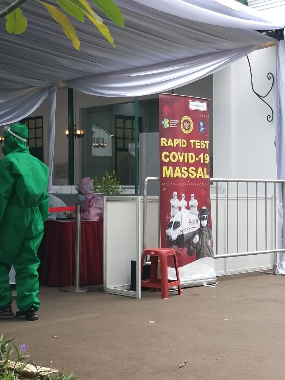 Cegah Penyebaran Covid19 di Lingkungan Kantor, DJKN Gandeng BIN Lakukan Rapid Test Massal