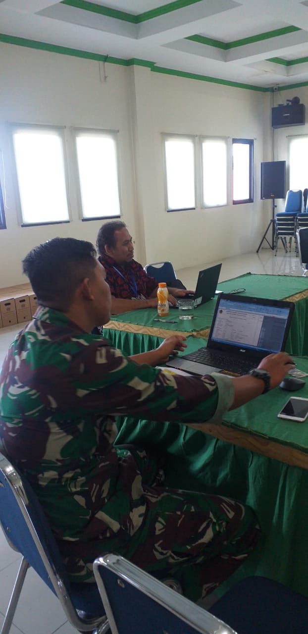 Sinergi Kanwil dengan Zidam XII Tanjungpura Dalam Pembuatan Form Pendataan