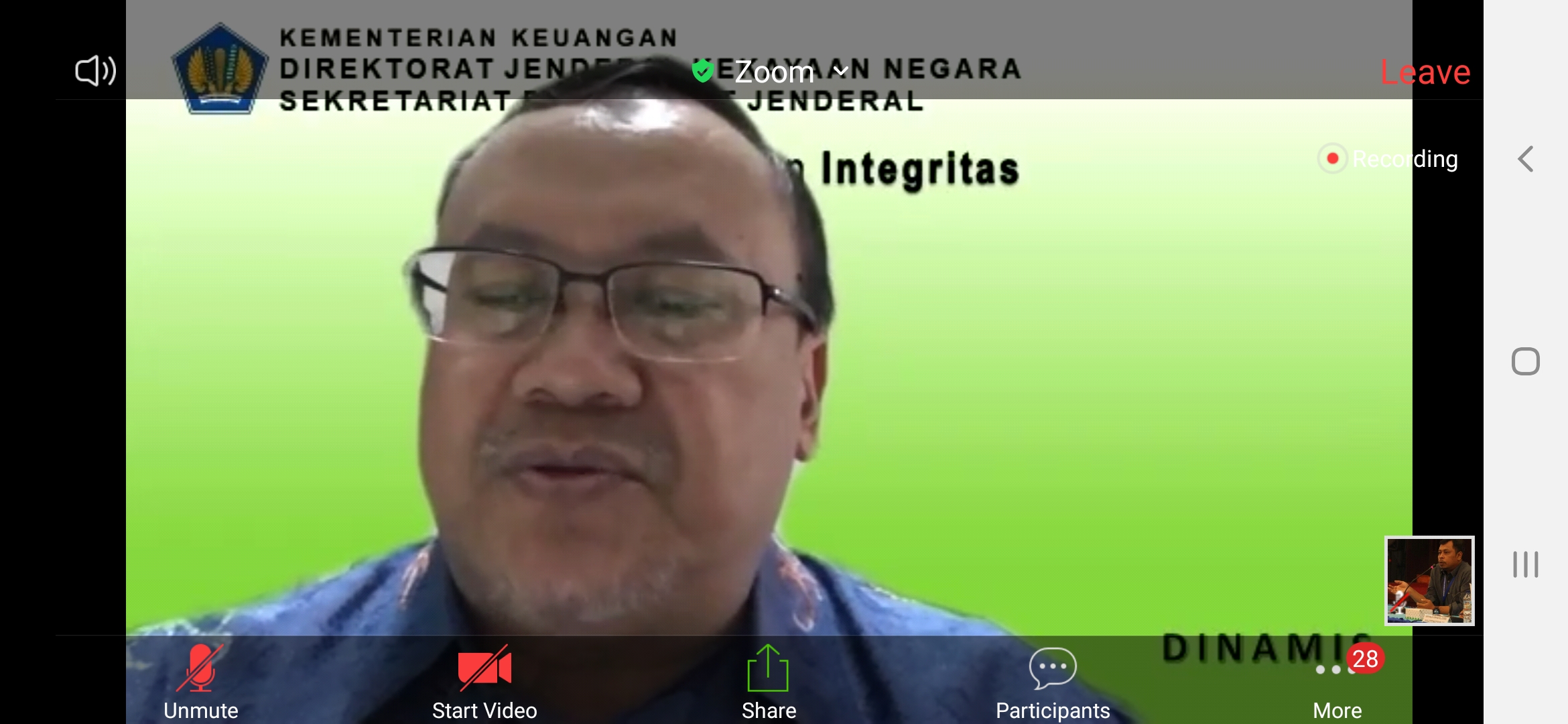 Menuju WBBM, Sekretaris DJKN: Saya Harap KPKNL Tegal jadi Role Model