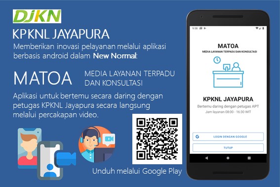 Layanan KPKNL Jayapura Berbasis Android