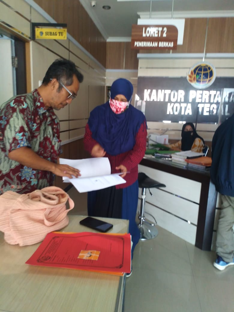 Permudah Pengguna Jasa Lelang, KPKNL Tegal Daftarkan Diri pada Aplikasi Mitra Kerja Kantor Pertanahan Kota Tegal
