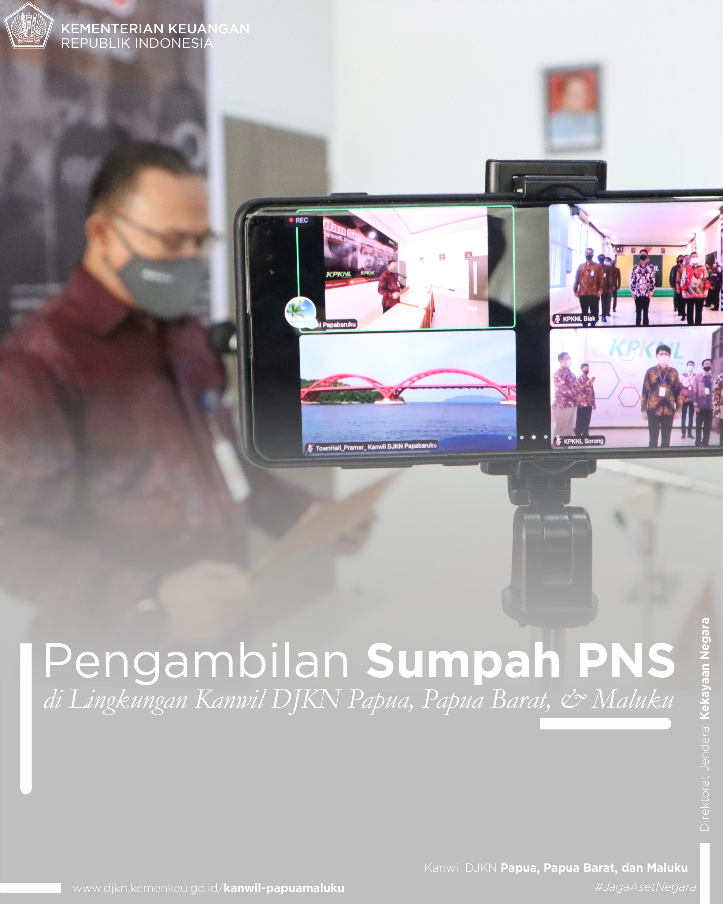 Pengambilan Sumpah Pegawai Negeri Sipil di Lingkungan Kanwil DJKN Papabaruku