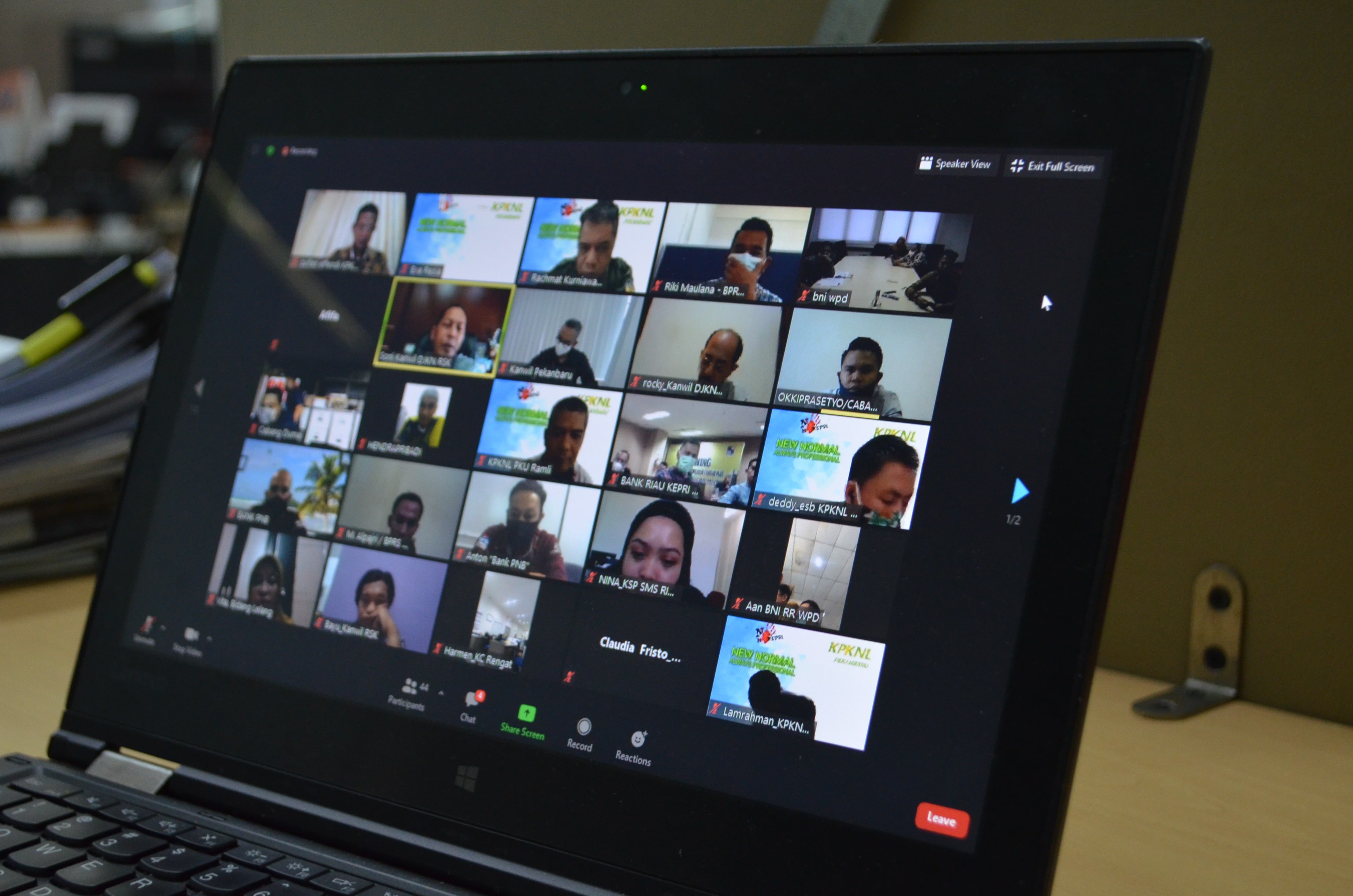 Gelar Webinar Lelang, KPKNL Pekanbaru Rangkul Stakeholders untuk Tingkatkan Kualitas Permohonan Lelang