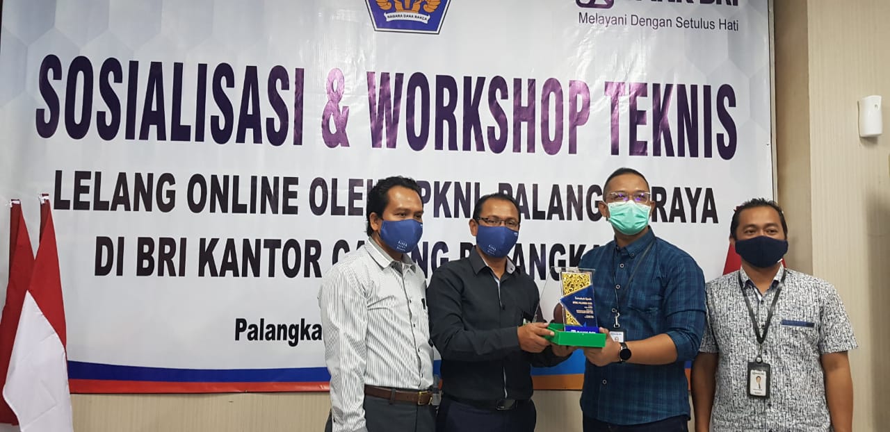 KPKNL Palangka Raya Memberikan Sosialisasi Permohonan Lelang Online pada Bank BRI di Wilayah Kalimantan Tengah