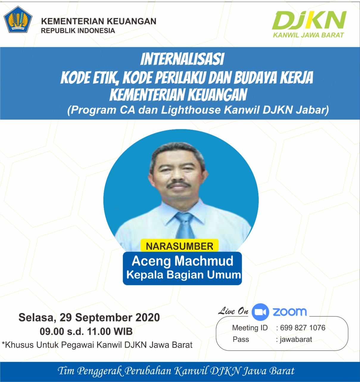 Internalisasi Kode Etik, Kode Perilaku PNS dan Budaya Kerja Kementerian Keuangan Pada Kanwil DJKN Jawa Barat