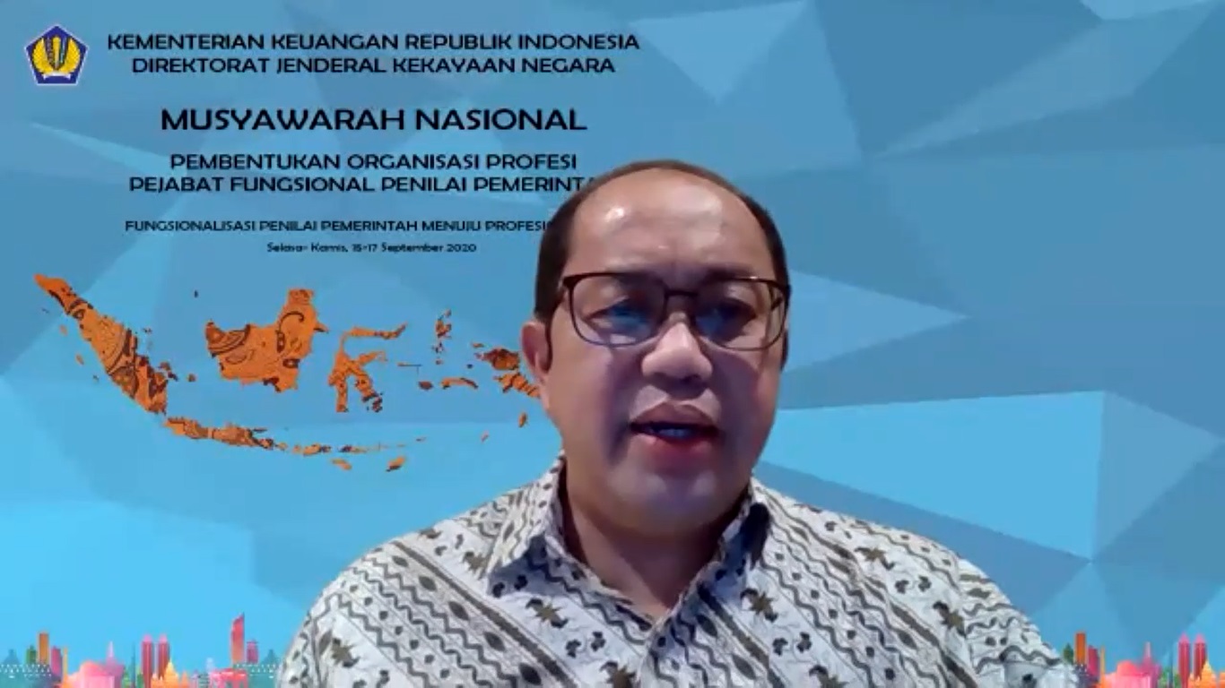 Dirjen KN Imbau Pejabat Fungsional Penilai Pemerintah Bentuk Organisasi Profesi yang Tegas dan Disiplin Tegakkan Kode Etik