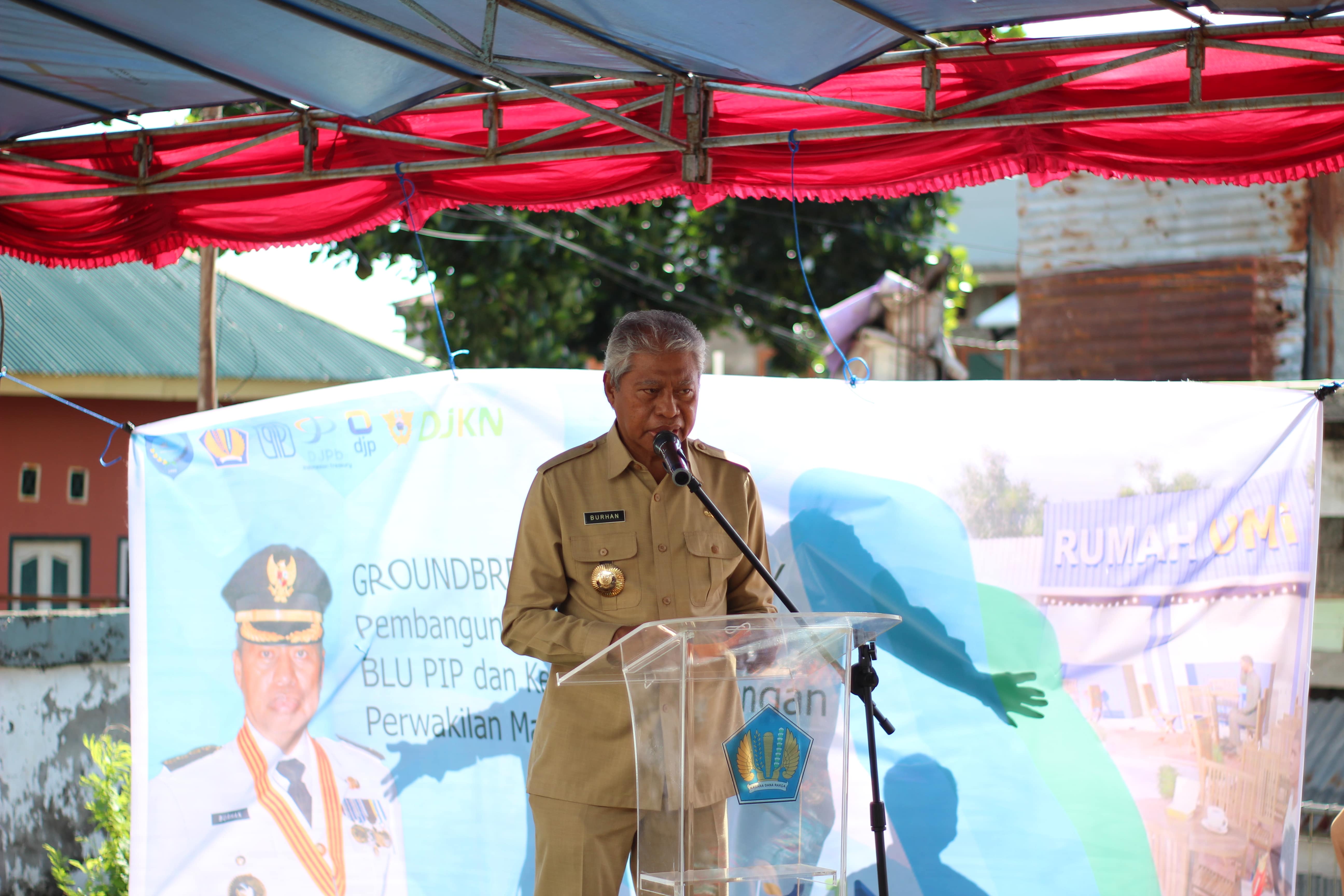 Groundbreaking Rumah UMi Kota Ternate: Wujud Komitmen Kementerian Keuangan Mendorong Pemulihan Ekonomi Nasional