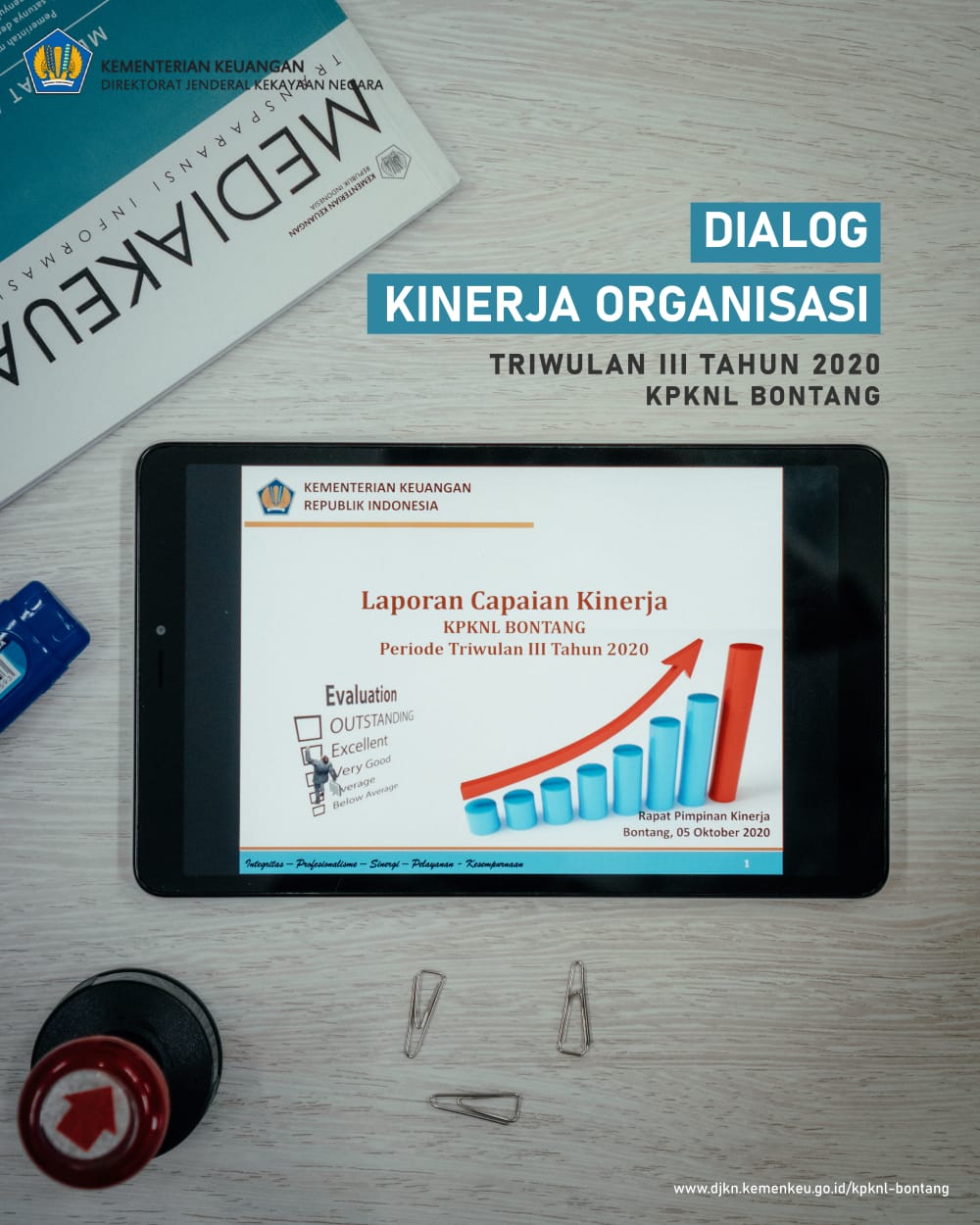 Dialog Kinerja Organisasi (DKO) Triwulan III 2020 KPKNL Bontang, Fokus Menuntaskan Target di 2020