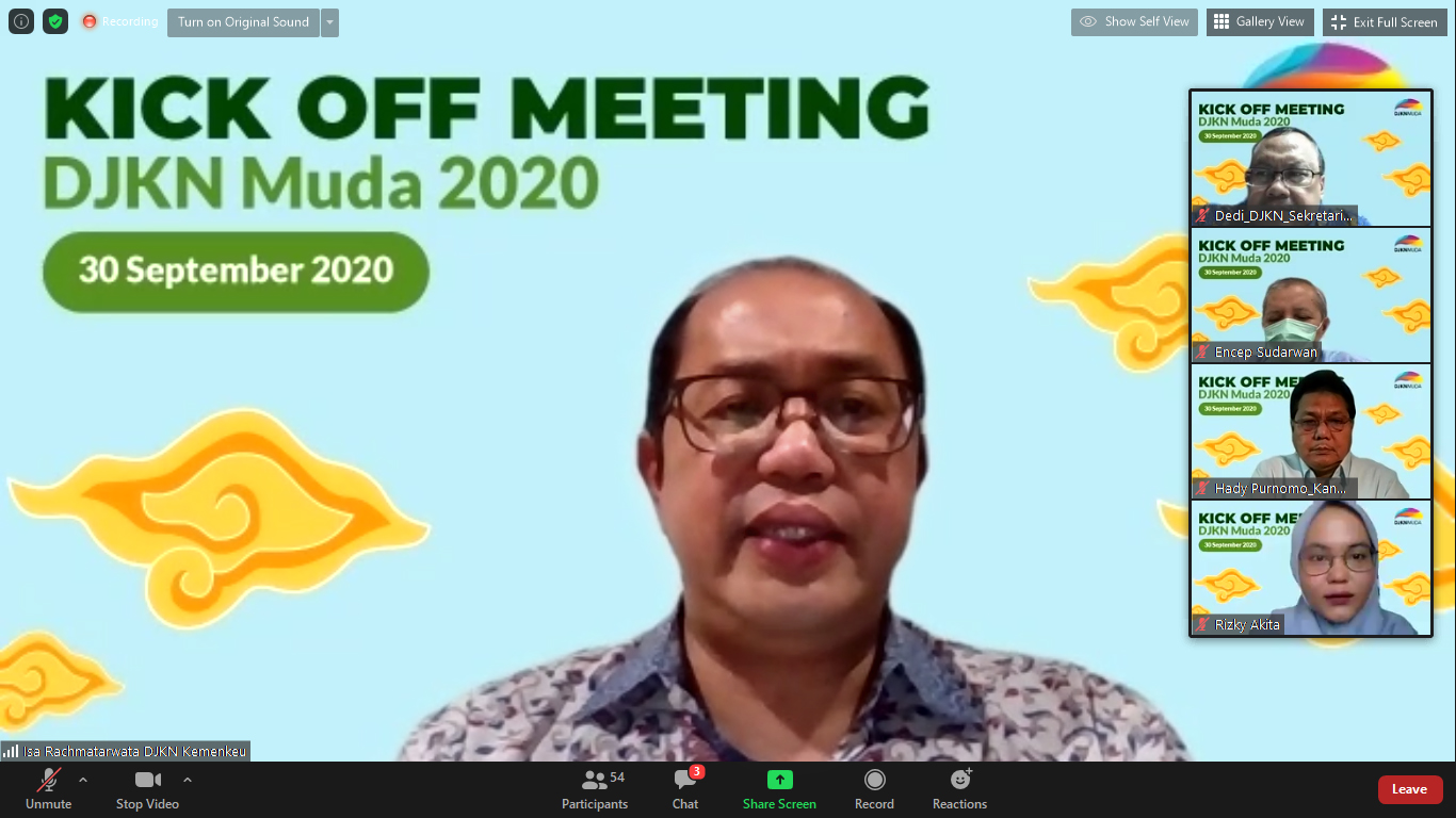 Kick Off Meeting DJKN Muda, Dirjen KN: Banyak Aset Kita Menunggu Dioptimalisasi