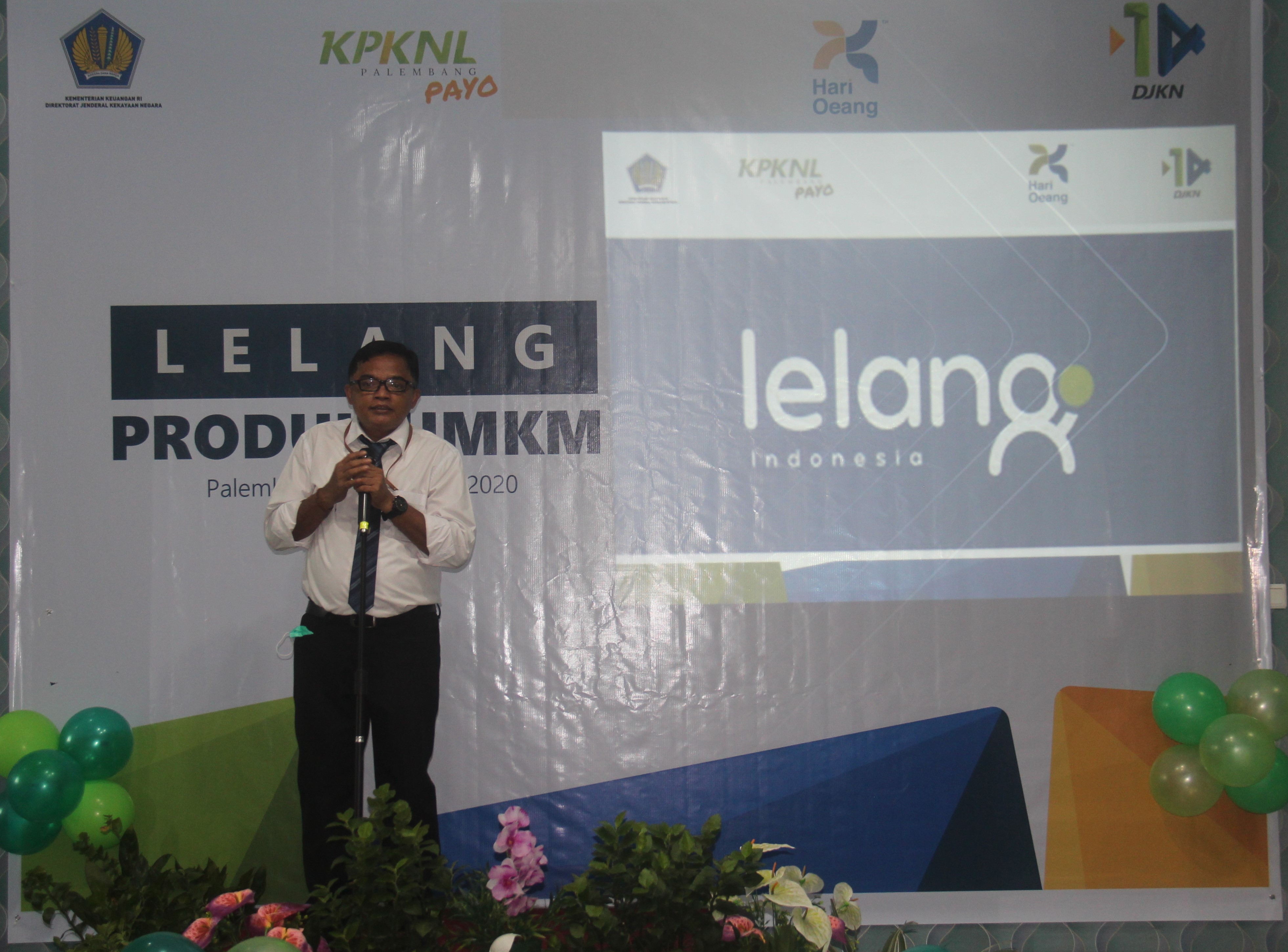 Pelaksanaan Lelang UMKM di KPKNL Palembang Meriah