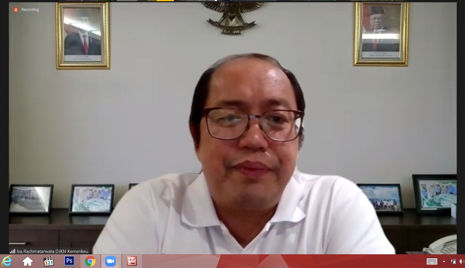 Update Perkembangan Terkini dan Silaturahmi, Dirjen KN Sapa Jajaran KPKNL Singaraja Secara Virtual