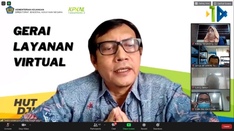 Rayakan HUT DJKN yang ke-14, KPKNL Tangerang II Gelar Gerai Layanan Virtual