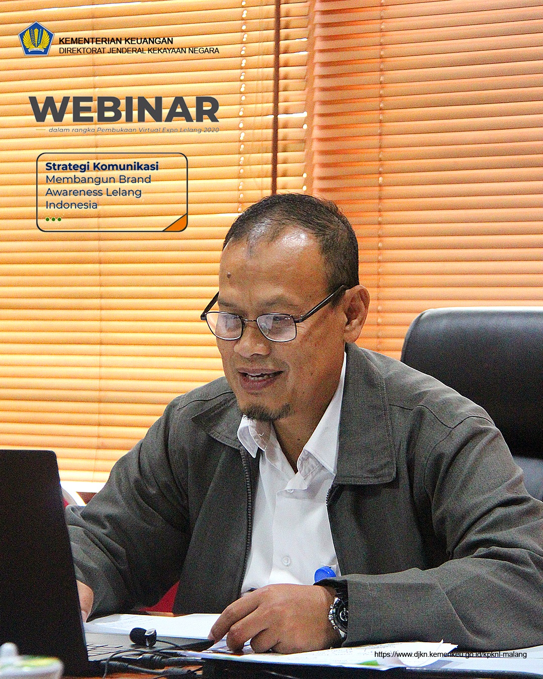 Webinar "Strategi Komunikasi Membangun Brand Awareness Lelang Indonesia"