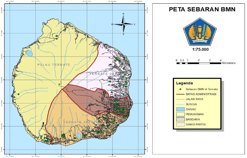 Peta Sebaran BMN untuk Mendukung Kebijakan Satu Peta