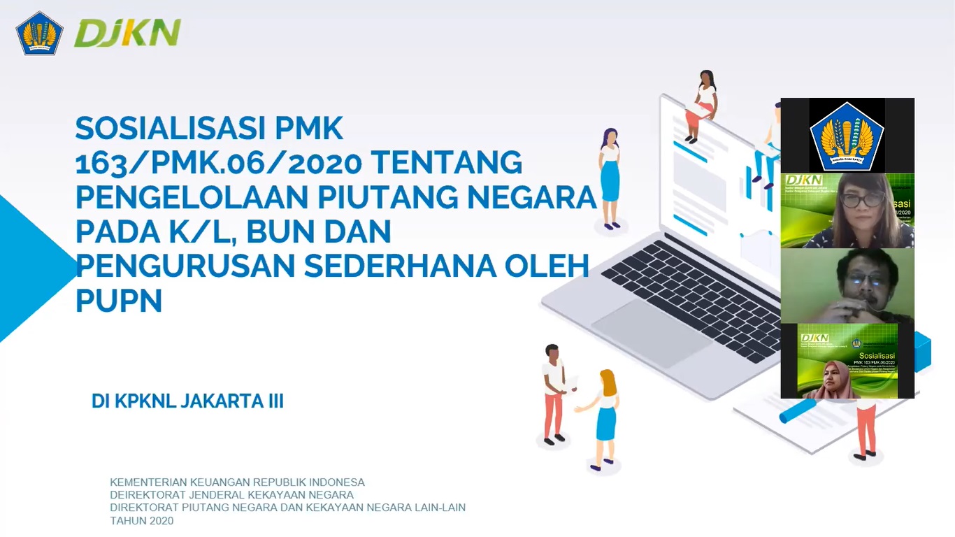 Dukung Perbaikan Tata Kelola Piutang Negara, KPKNL Jakarta III Sosialisasikan PMK 163/2020