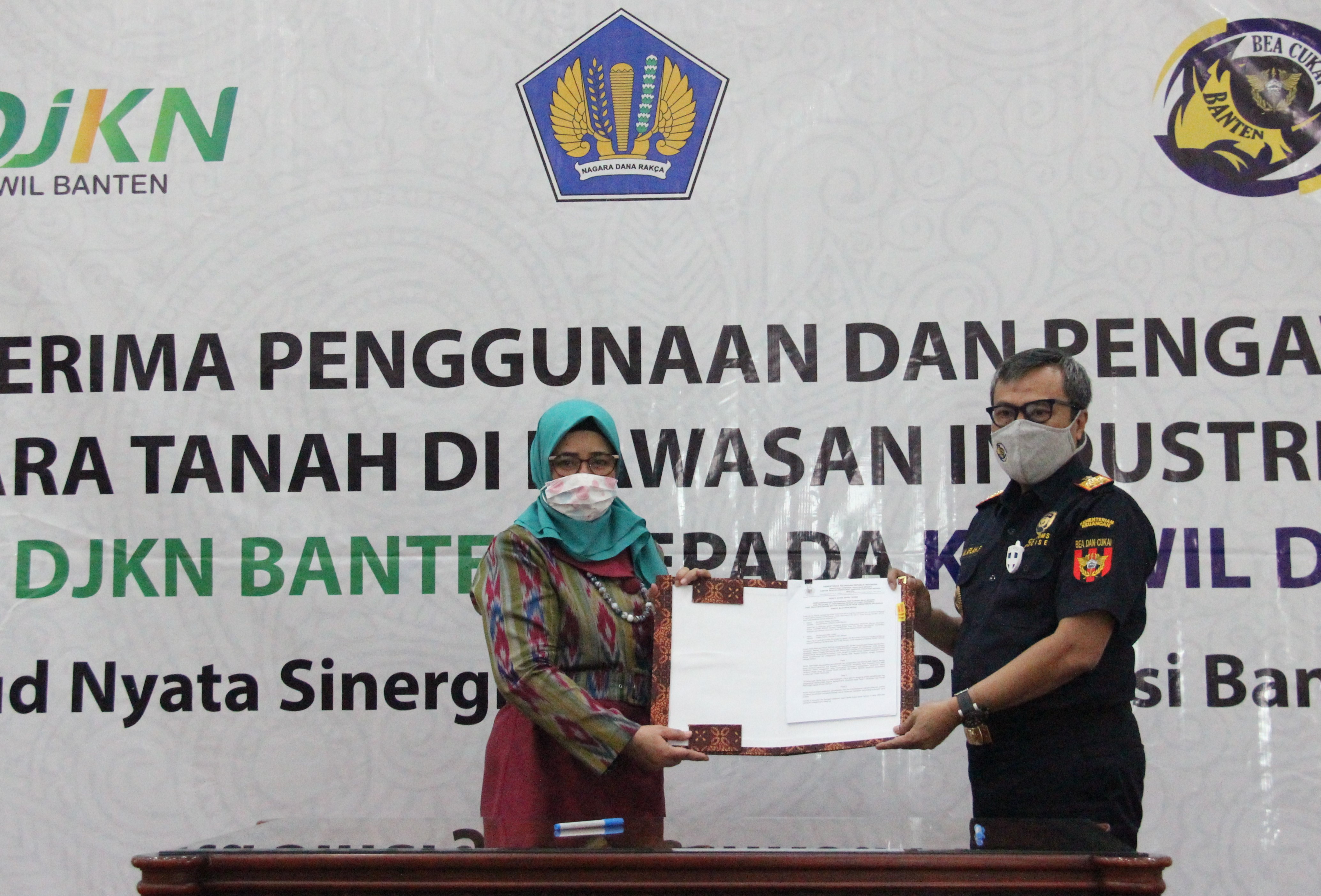 Serah Terima Aset 50M Kanwil DJKN Banten Kepada Kanwil DJBC Banten