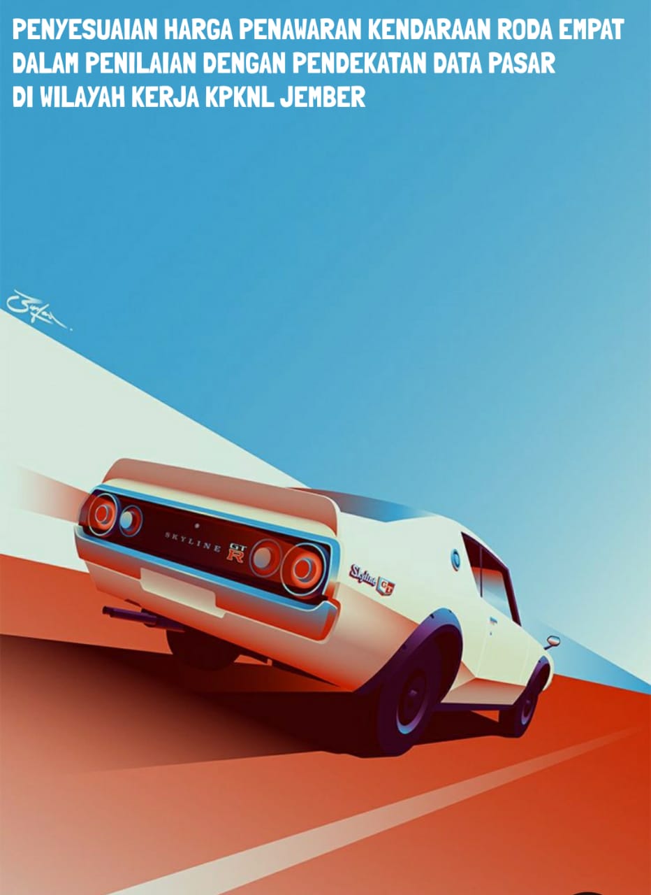 Penyesuaian Harga Penawaran Kendaraan Roda Empat Dalam Penilaian Dengan Pendekatan Data Pasar di Wilayah Kerja KPKNL Jember