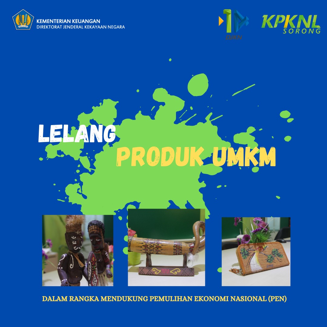 KPKNL Sorong melaksanakan Lelang UMKM