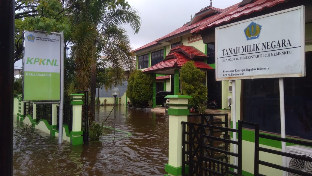 KPKNL Banjarmasin Bantu Pegawai Terdampak Banjir