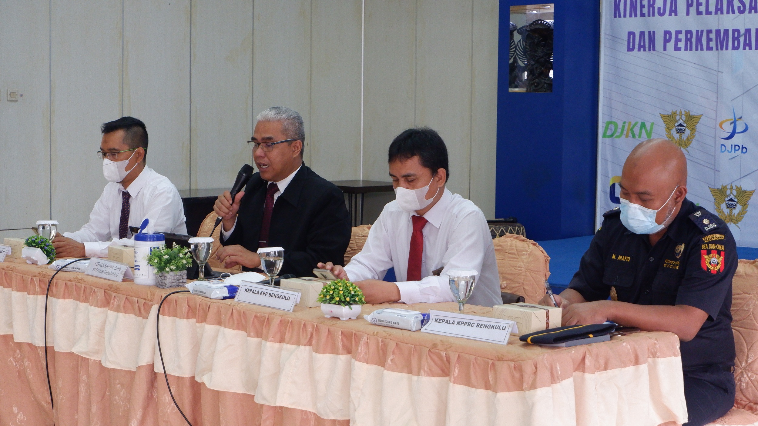 Adakan Press Conference, KPKNL Bengkulu Turut Aktif Berperan dan Bantu Perkembangan dan Pemulihan Ekonomi Nasional