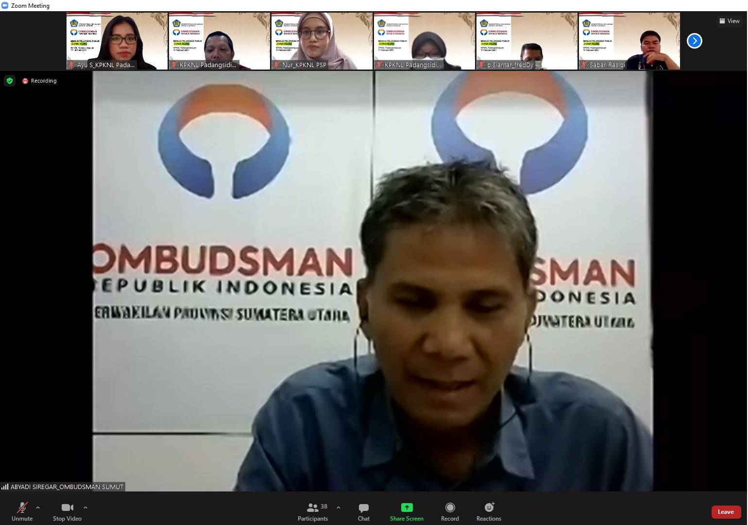 KPKNL Padangsidimpuan mengadakan Knowledge Sharing: Pelayanan Publik harus dilakukan secara Prima, Cepat, Profesional, dan Berkeadilan