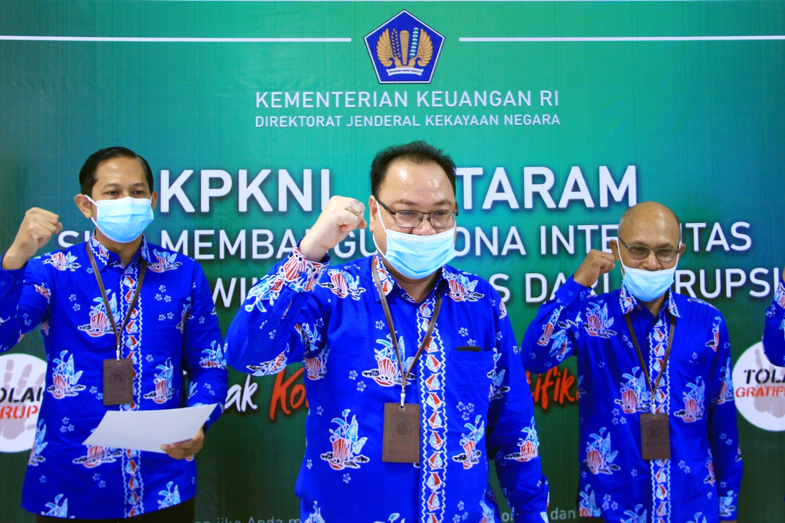 Dengan Tekad Bulat, KPKNL Mataram Selenggarakan Pencanangan Pembangunan Zona Integritas Menuju Wilayah Bebas dari Korupsi