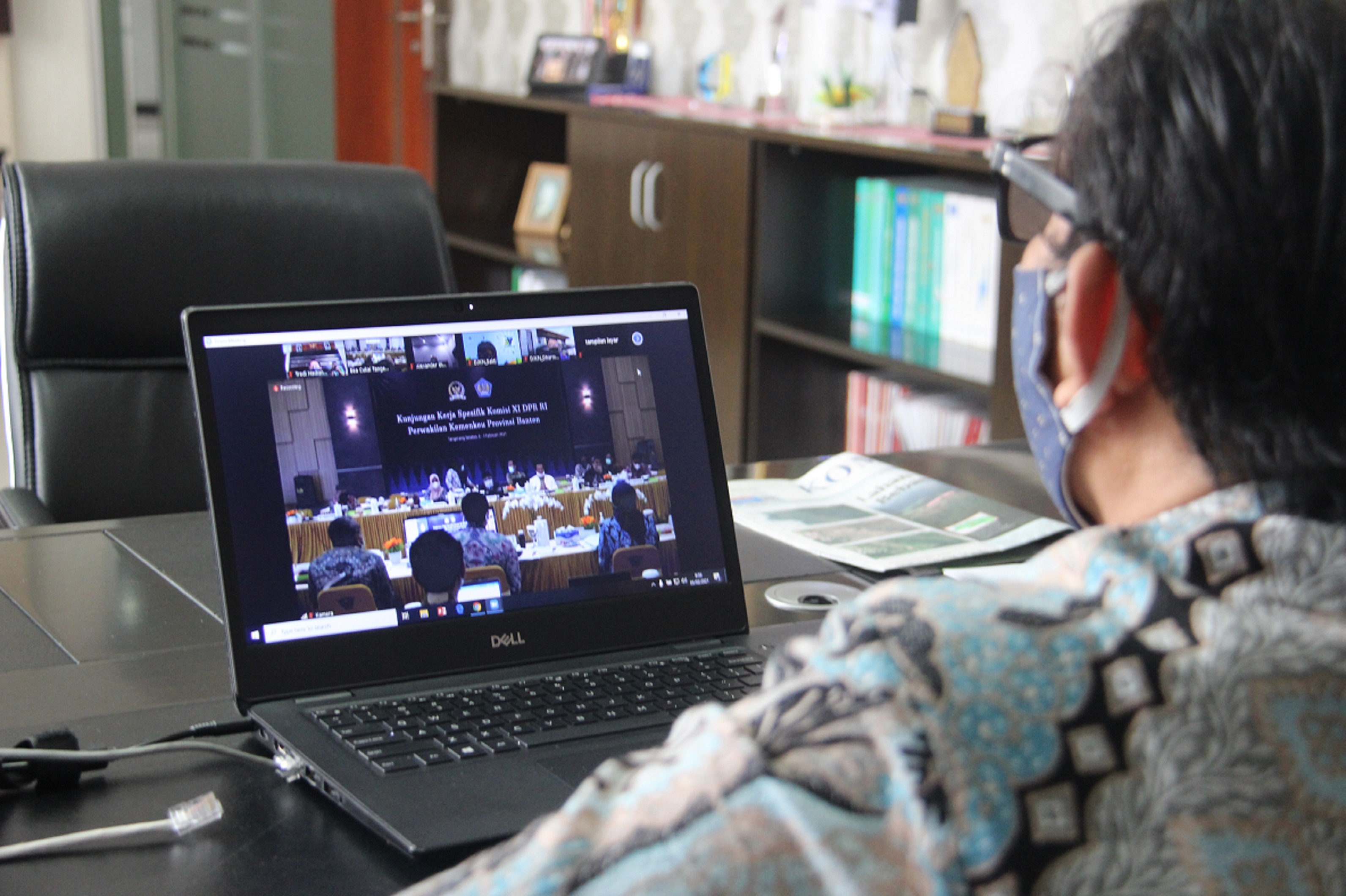 KPKNL Tangerang II hadiri Secara virtual Kunjungan Kerja Spesifik Komisi XI DPR RI