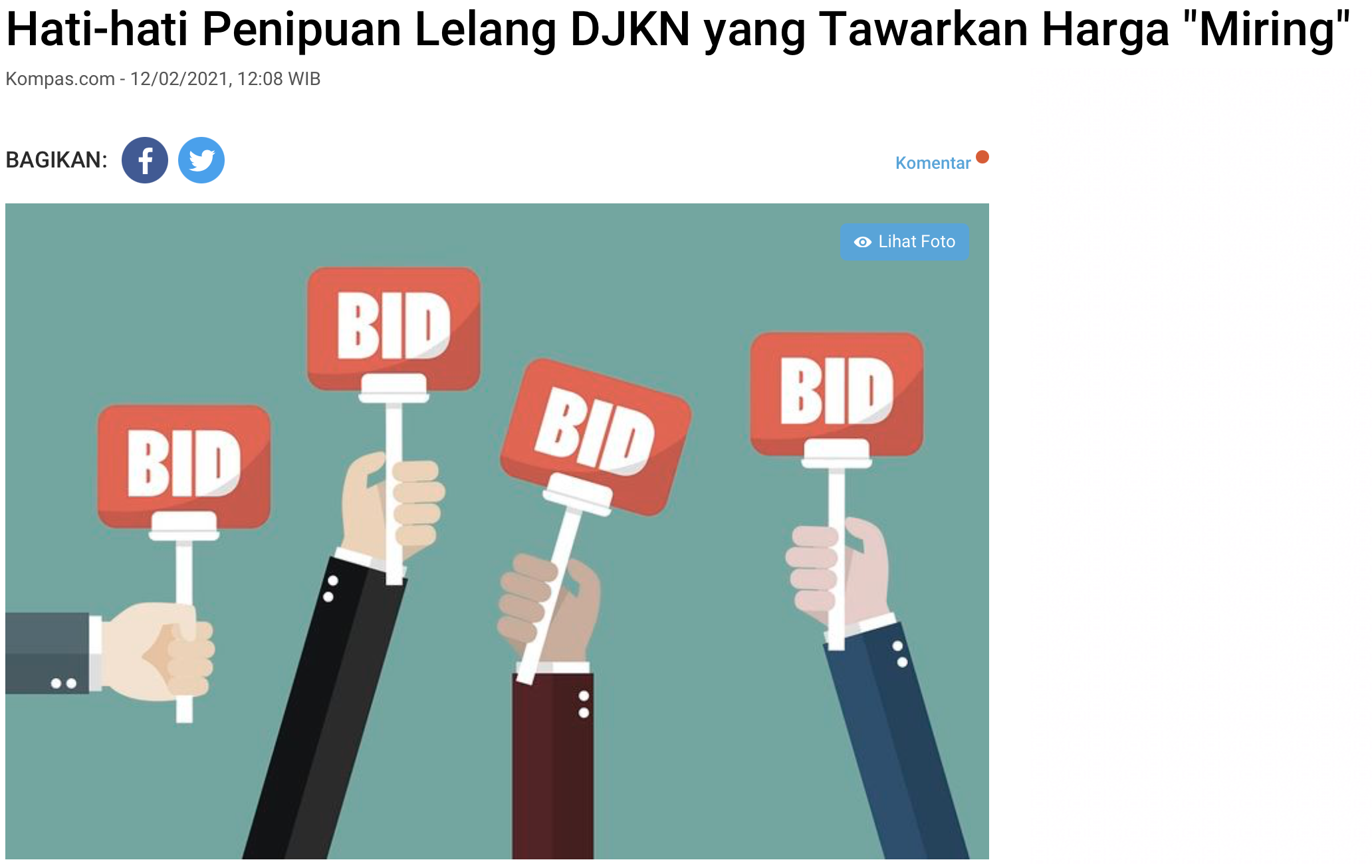 Hati-hati Penipuan Lelang DJKN yang Tawarkan Harga "Miring"