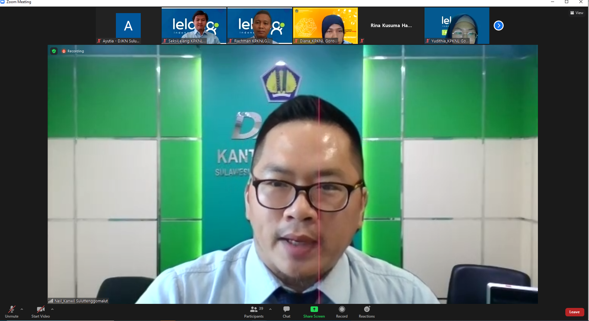 Simplifikasi Aturan Lelang, Kepala Bidang Lelang Berikan Sosialisasi Kepada Mitra Lelang KPKNL Gorontalo