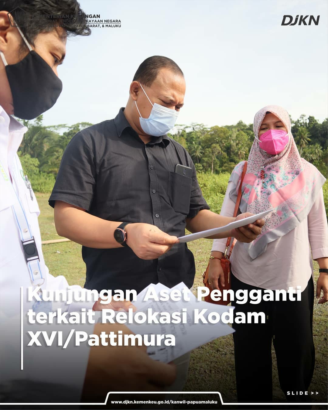 Kunjungan Lapangan Kepala Kanwil DJKN Papabaruku Meninjau Aset Relokasi Kodam XVI/Pattimura Ambon