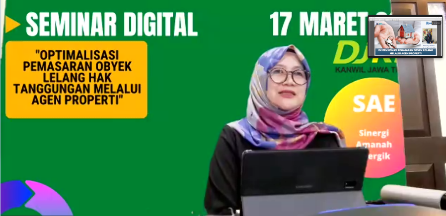 Kanwil DJKN Jatim Gelar Seminar Optimalisasi Pemasaran Obyek Lelang Hak Tanggungan melalui Agen Properti