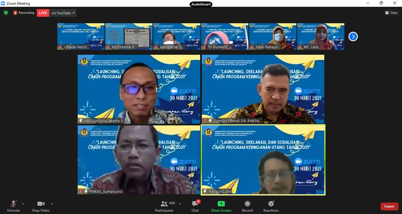 Kickstart Program Keringanan Utang, Kanwil DJKN DKI Jakarta Gelar Acara Launching, Deklarasi, dan Sosialisasi