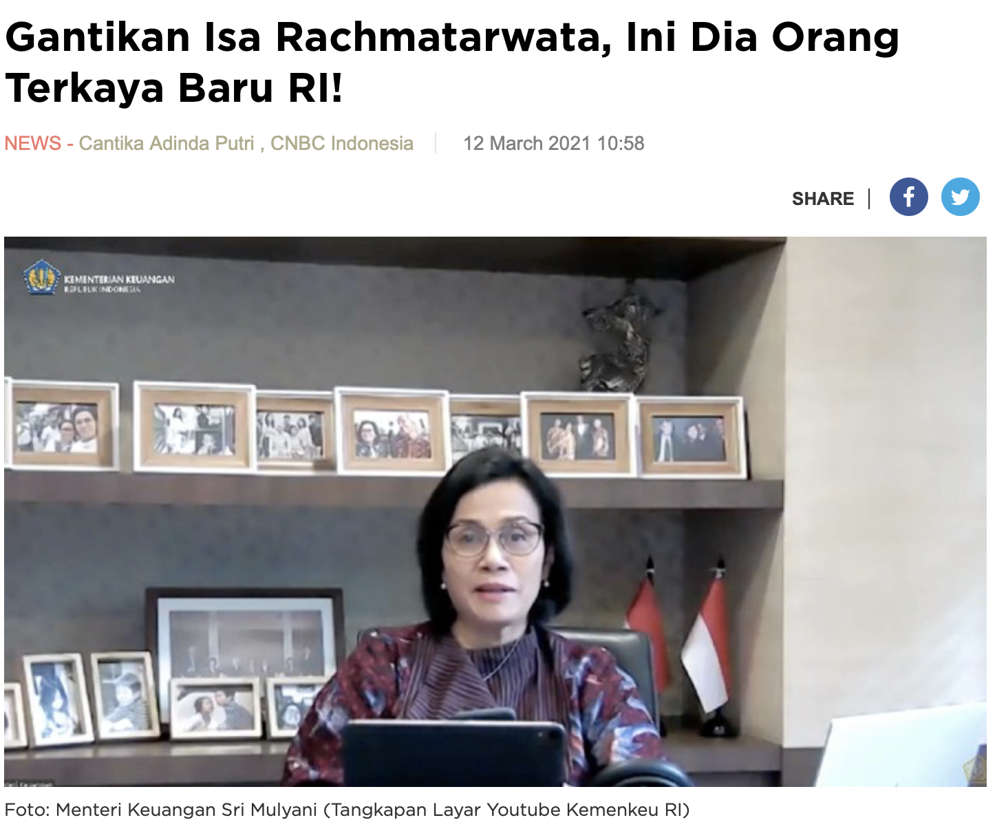 Gantikan Isa Rachmatarwata, Ini Dia Orang Terkaya Baru RI!