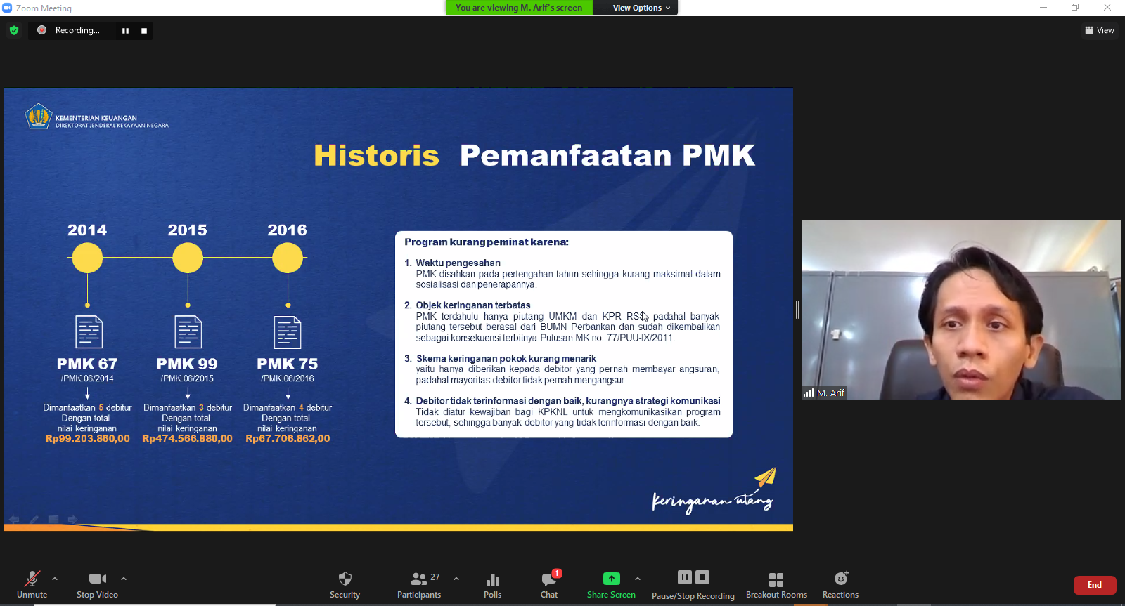 Upaya Sukseskan PEN, KPKNL Bima Sosialisasikan Program Keringanan Utang