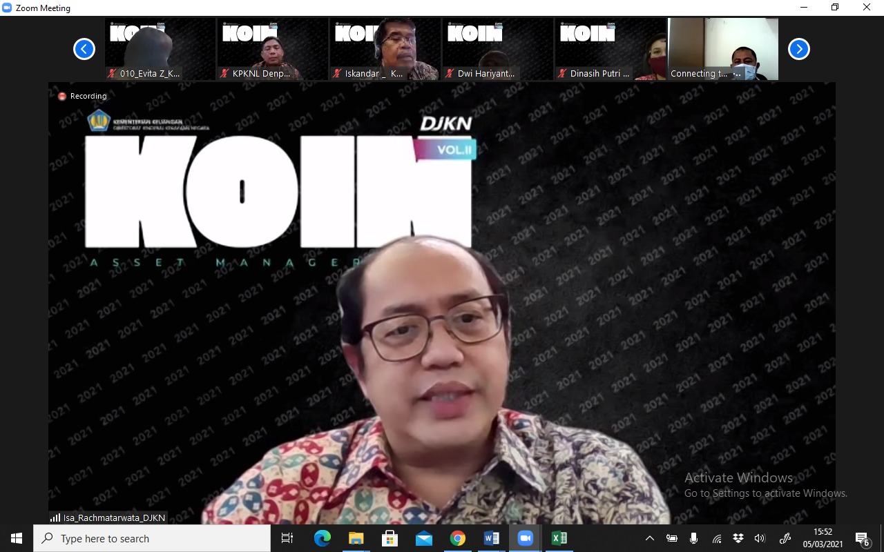 LAUNCHING KOIN ASSET MANAGER Vol. II, DJKN SIAPKAN ROADMAP KOMPETISI INOVASI HINGGA 2022