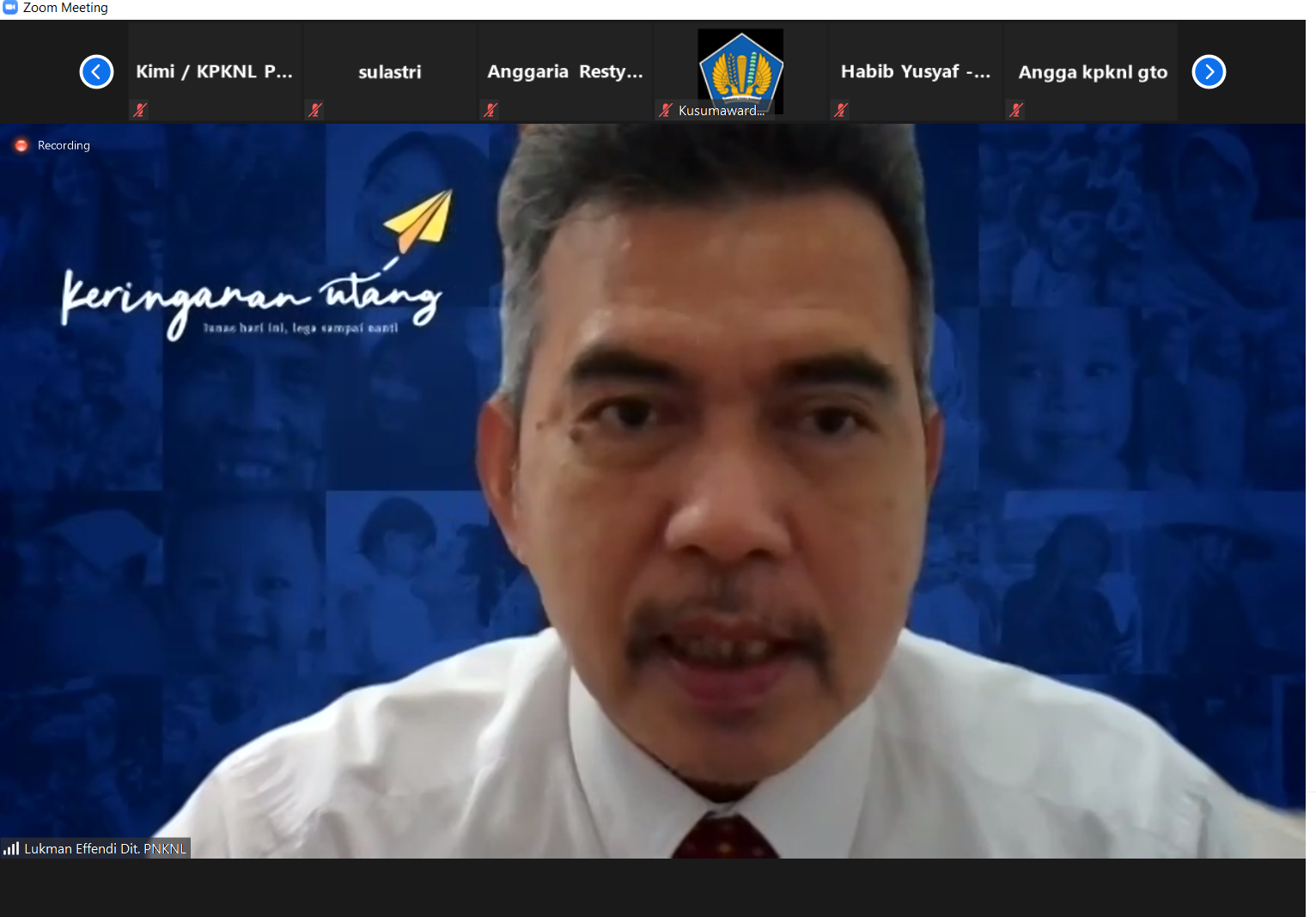 Sosialisasi Internal Program Keringanan Utang, Direktur PNKNL Ingatkan Pegawai DJKN untuk Jaga Integritas