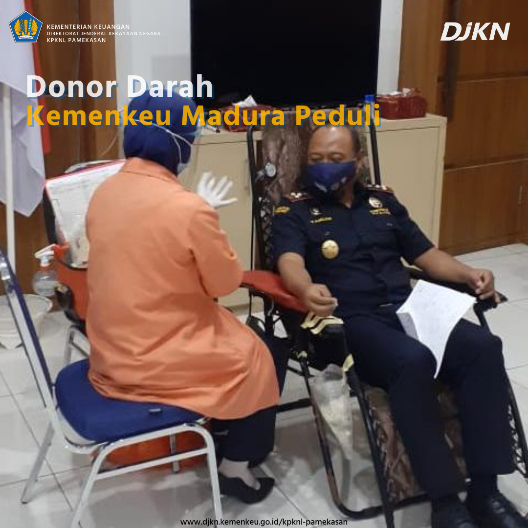 Donor Darah "Kemenkeu Madura Peduli"