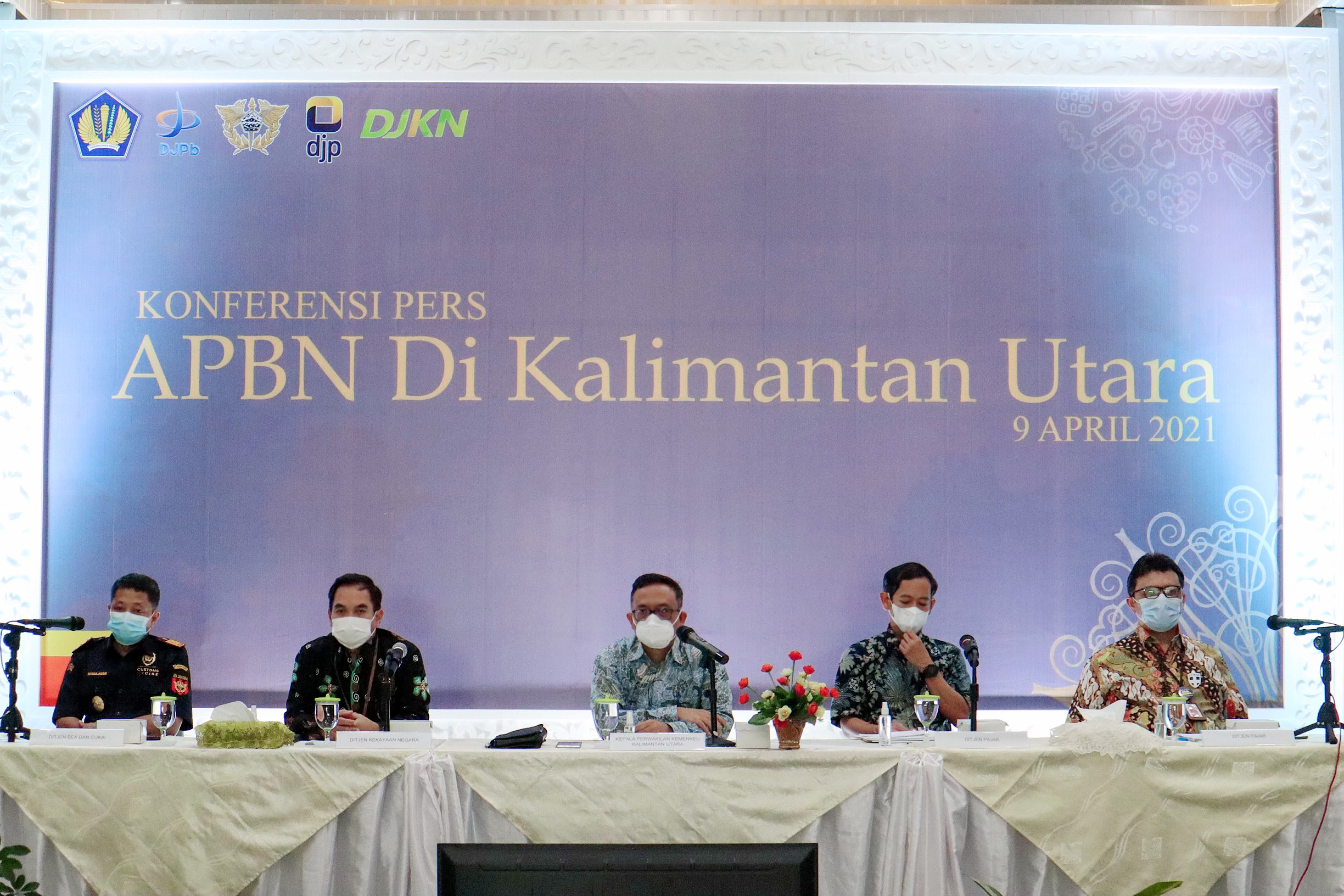Konferensi Pers APBN di Kaltara, KPKNL Tarakan Siapkan Empat Strategi Peningkatan PNBP yang Sekaligus Mendukung PEN 