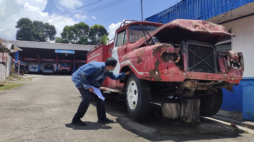 Penilaian Kendaraan Bermotor Pemerintah Daerah Kabupaten Tanah Datar, KPKNL Bukittinggi Lakukan Survei Lapangan