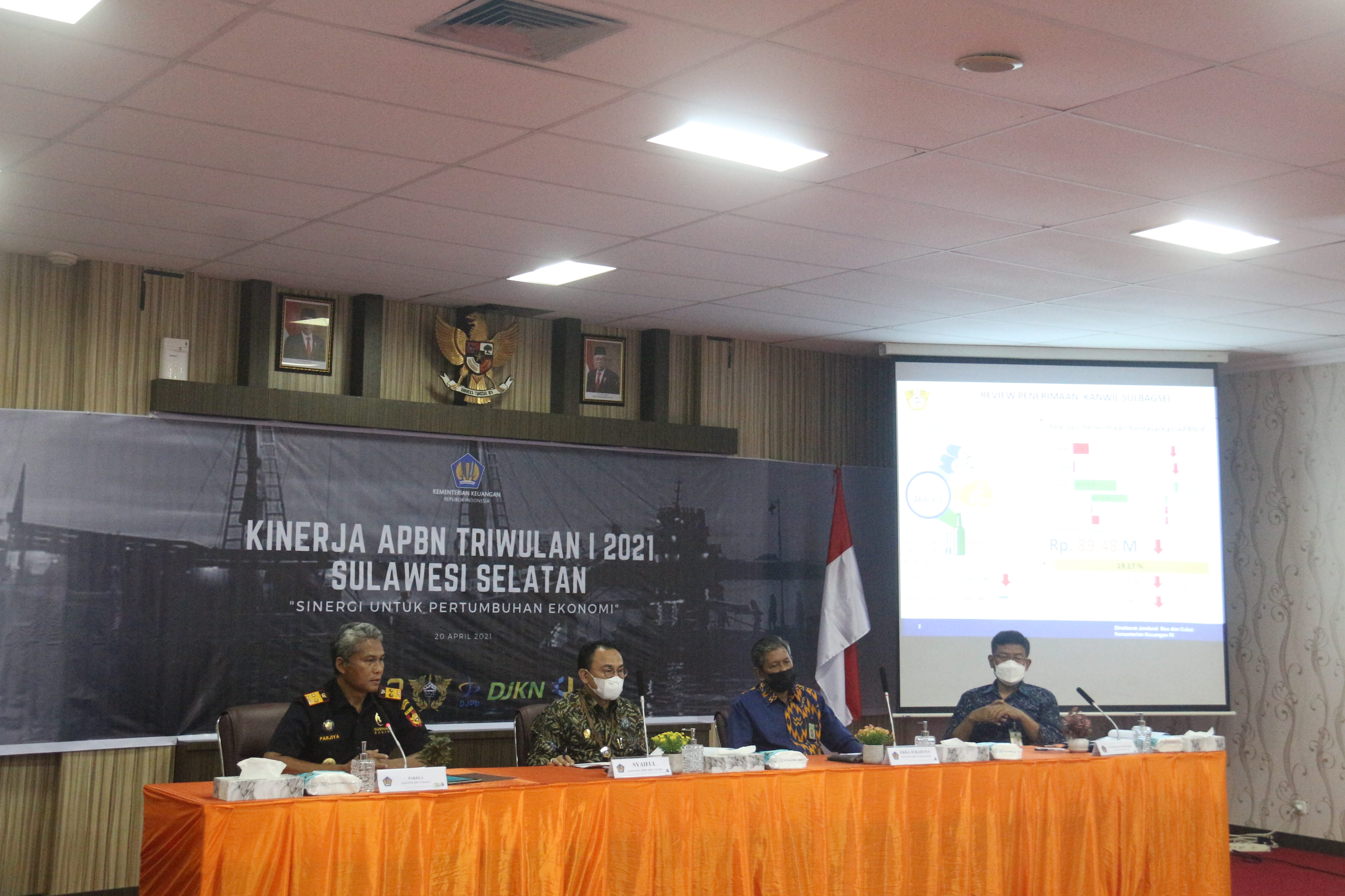 Press Conference "APBN Angin Mammiri", Kemenkeu Sulsel Publikasikan Kinerja APBN Triwulan I /2021